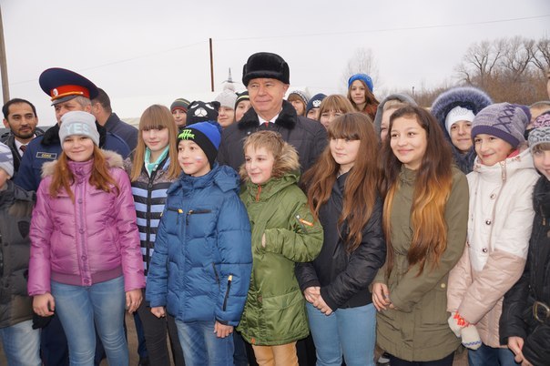 С губернатором Самарской области Н. И. Меркушкиным